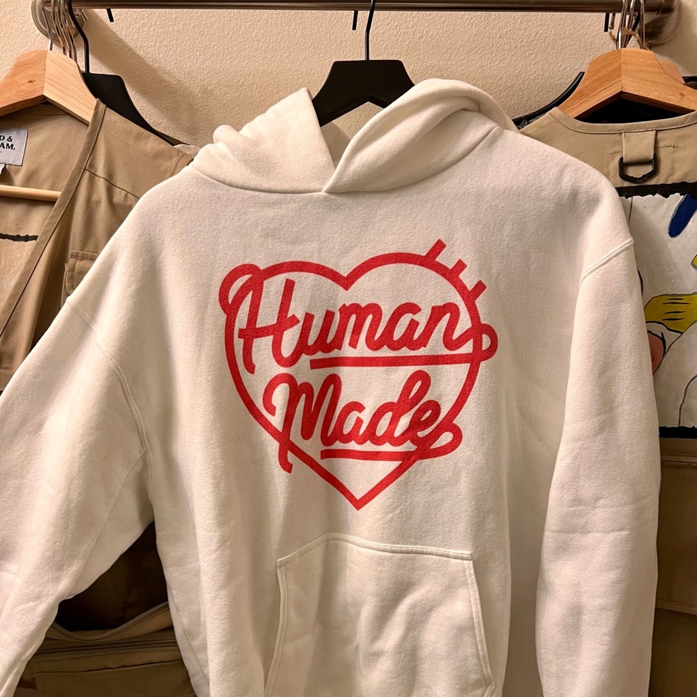 human made heart sweater